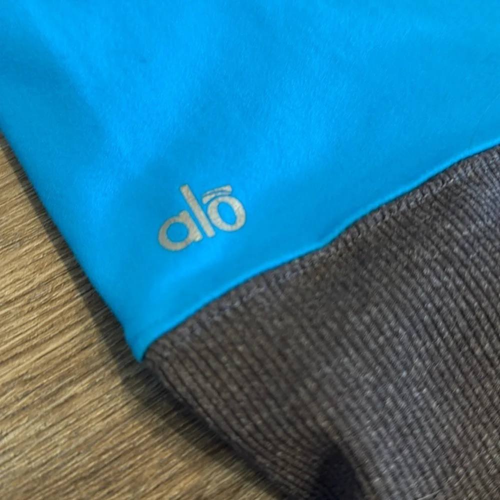 ALO Yoga High Waist Goddess Legging Blue Gray Size Small